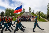 «Рубеж Сталинградской доблести»: у подножия Мамаева кургана открыли вторую очередь нового мемориала